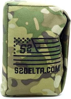 Tactical Rear Squeeze Bag, Shooting Rest, Rifle Rest, Long Range Shooting Rest, PRS Precision, Medium Barricade Bag, S2Delta