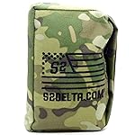 Tactical Rear Squeeze Bag, Shooting Rest, Rifle Rest, Long Range Shooting Rest, PRS Precision, Medium Barricade Bag, S2Delta (Camo, 1lb)