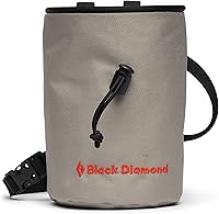 Black Diamond Mojo Chalk Bag - Premium Magnesia Climbing Bag with Flexible Wire Edge & Fleece Lining