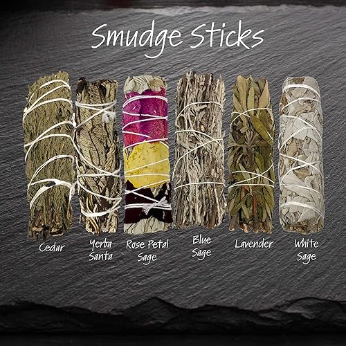 Miniatura 2 de Kit de manchas con 6 paquetes – Kit de recambio con barra de mancha de salvia azul, palo de manchas de lavanda, palo de yerba santa, palo de manchas