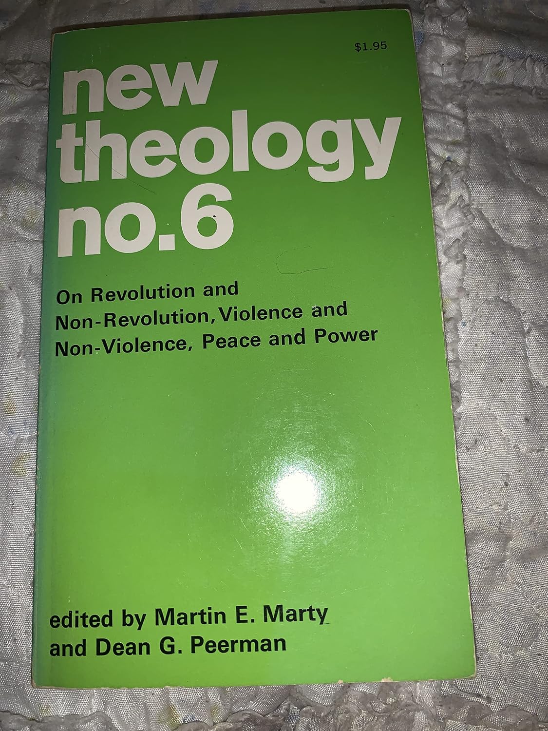 New Theology No. 6, On Revolution and Non-Revoluti: Amazon.co.uk: Books