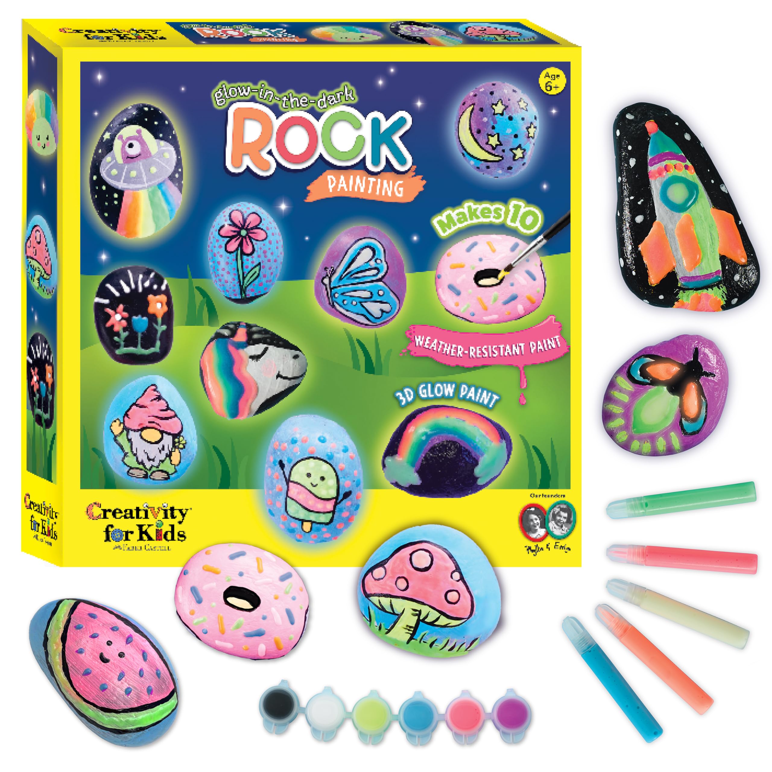 Creativity Glow Rocks
