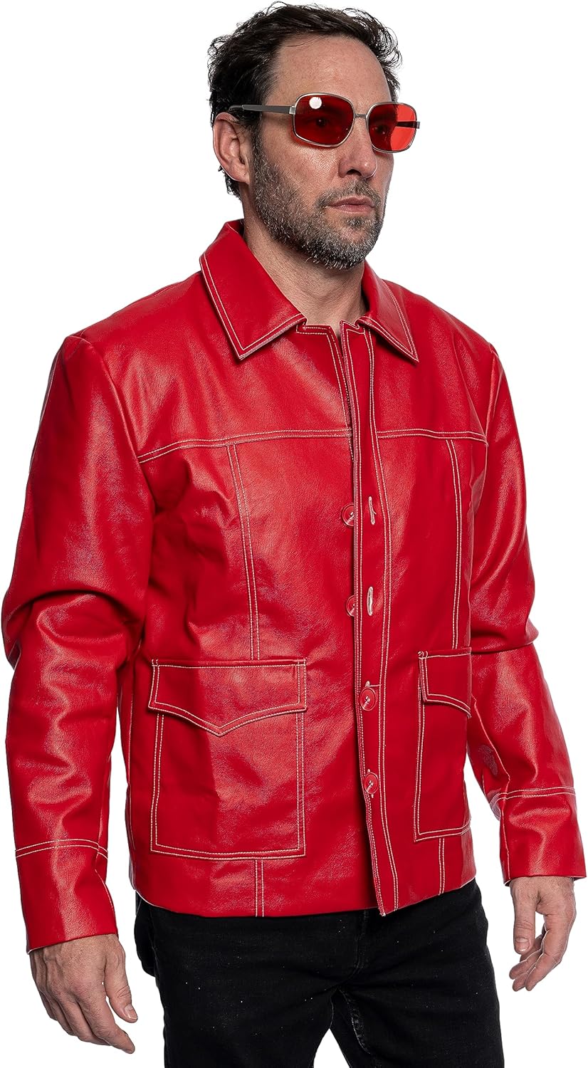 Fight Soap Tyler Leather Jacket Halloween Costume Fighter Cosplay - Image 2