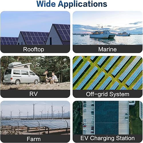 Miniatura 6 de Panel solar de 100 vatios, tipo N 16BB 100W, monocristalino 25% de alta eficiencia 12V módulo solar para barcos, hogar, batería de RV y aplicaciones