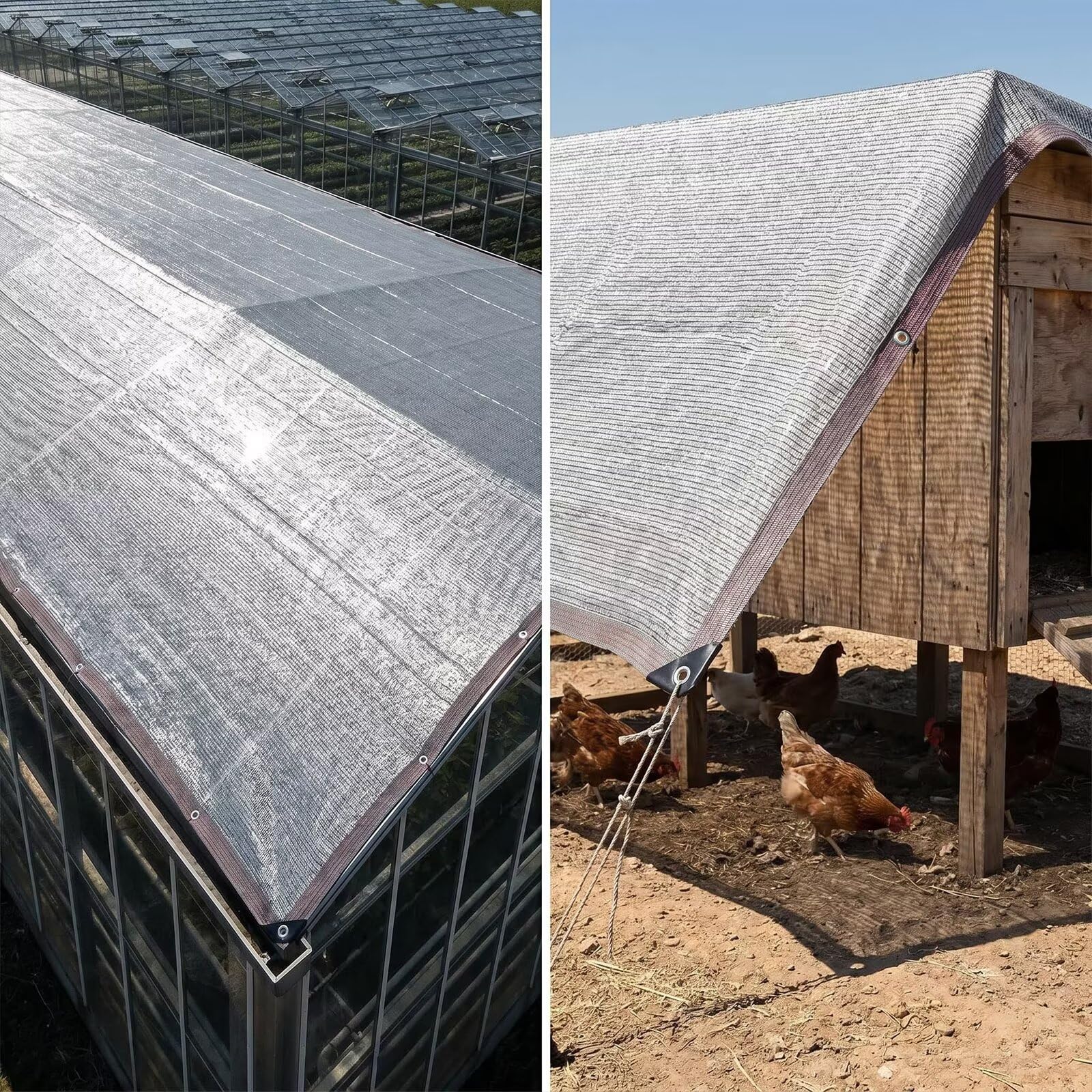 95% Sonnenschutz Alu 1.6 x 8m für Wohnmobil Urlaub | 95% Aluminium, UV-Schutz, Hitzebeständig, atmungsaktiv, mit Ösen, für Auto, Hund, Camping, Garten