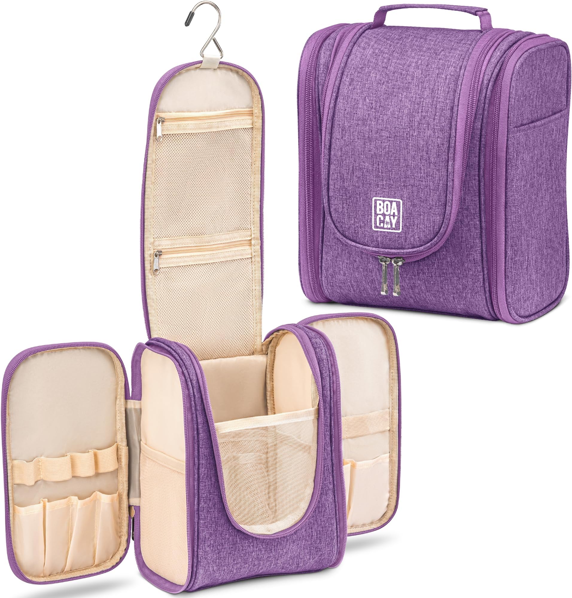 Hanging Travel Toiletry Bag for Women & Men, Makeup Bag, Shower Bag