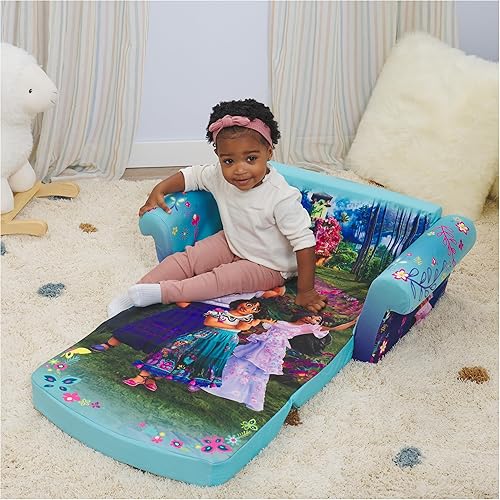 Miniatura 5 de Muebles Marshmallow, Sofá infantil 2 en 1, de espuma, abatible, comprimido, Encanto