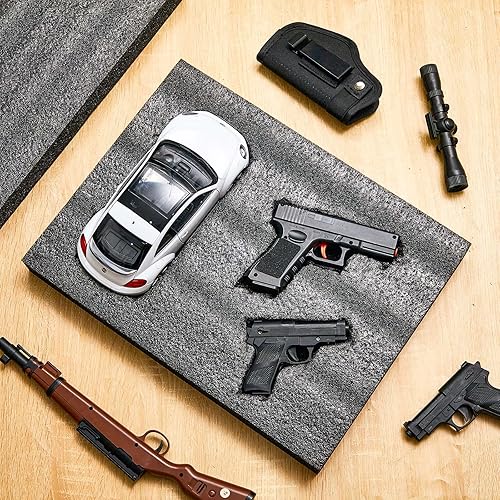 Miniatura 4 de Treela 2 láminas de espuma de polietileno personalizables de 16 x 12 x 2 pulgadas, rellenos de espuma cortables para cajas de embalaje, caja de