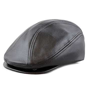 The Hat Depot Premium Quality Genuine Leather and 100% Wool