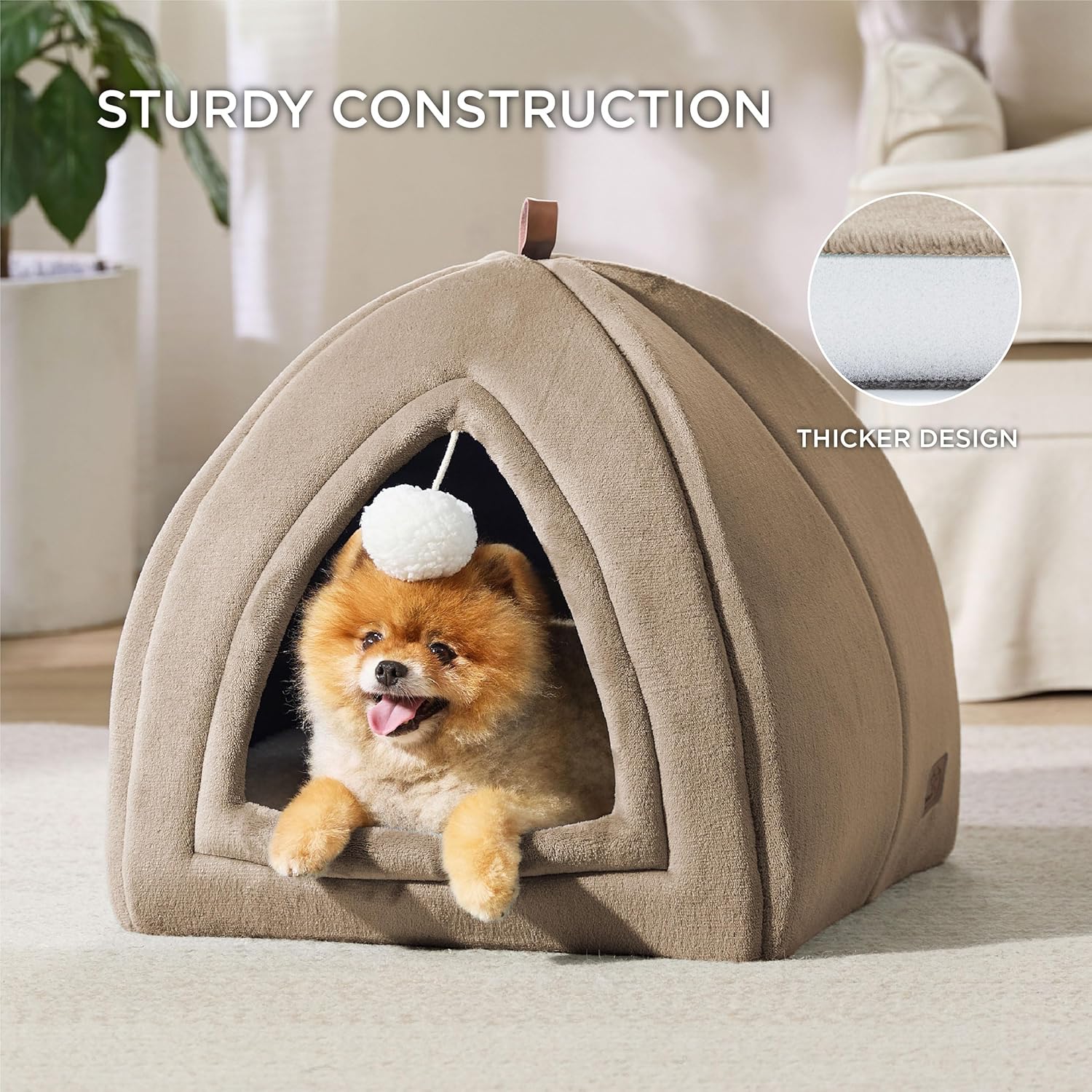 Domček pre mačky pri používaní