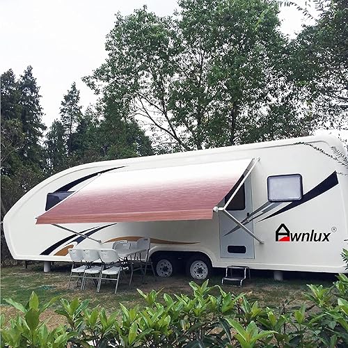 Miniatura 9 de Awnlux Toldo de vinilo duradero para caravana, camioneta, SUV, repuesto de toldo de patio (10, color negro desteñido)