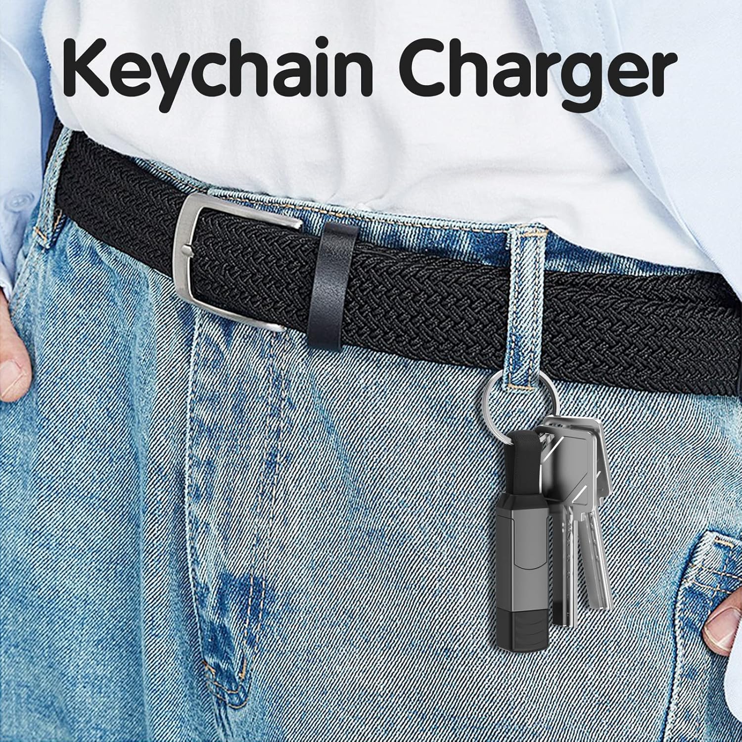 CHAFON 6 in 1ALL IN CHARGER Gray Multi Charging Cable USB Type-C Type-A Fast Charge Transfer Short