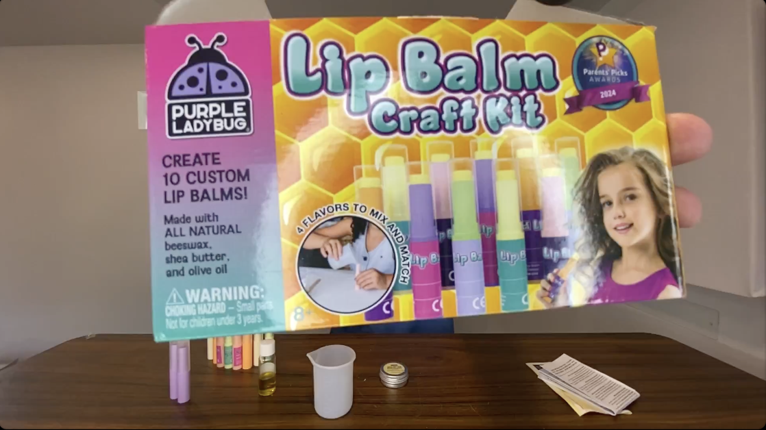 BEST Kids Craft Kits? | Purple Ladybug Lip Balm Making Kit