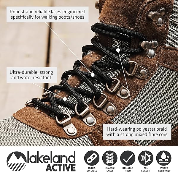 Lakeland Active Grasmoor Strong Round Walking Boot & Shoe Laces - 3