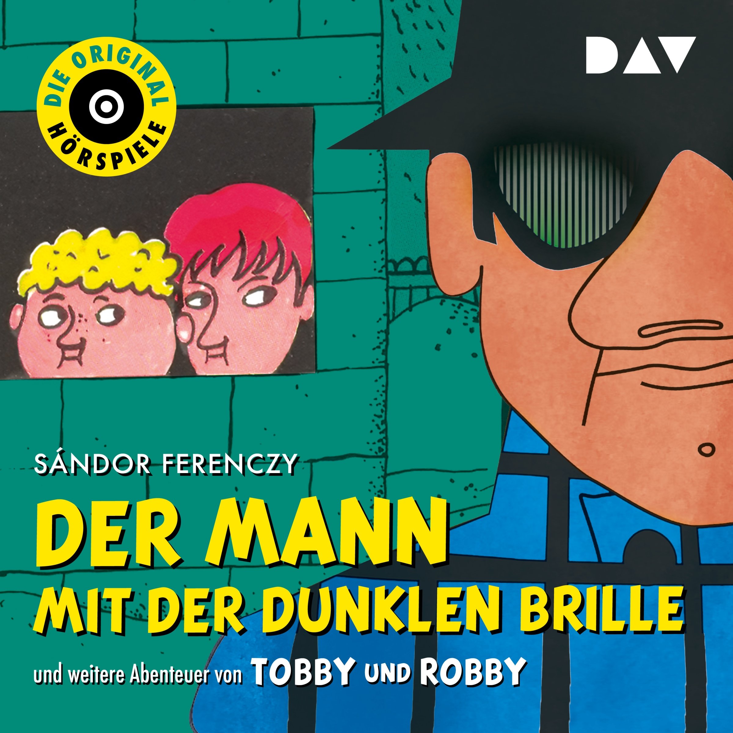 Cover art for Der Mann mit der dunklen Brille und weitere Abenteuer von Tobby und Robby