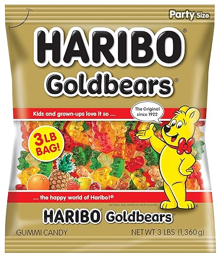 Vista 16 de HARIBO Gummi Candy, Sweet & Sour Goldbears, Gummy Bears with A Twist, 4.5 onzas (paquete de 12) deliciosos bocadillos suaves y masticables, varios