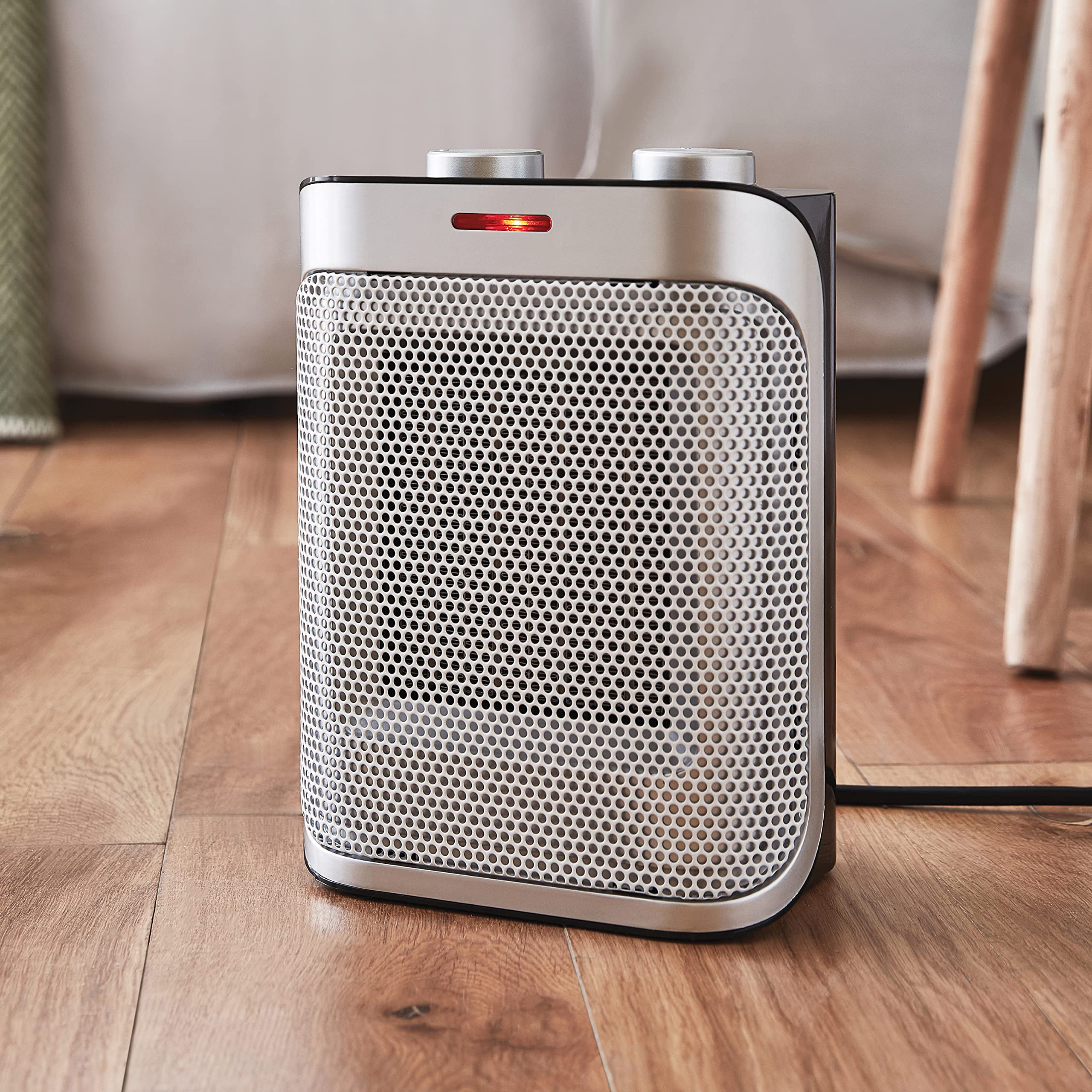 Buy Silentnight 38350 Ceramic PTC Heater / 2 Heat Settings 750W 1500W /  Cooling Function / Silver Online at desertcartCyprus