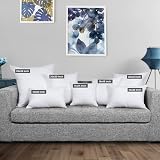 Utopia Bedding Cushion Inserts 55cm x 55cm (22x22 inch) Pack of 2 Hollowfibre Inner Pads for Sofa or Bed – White Cushions Fillers - 3