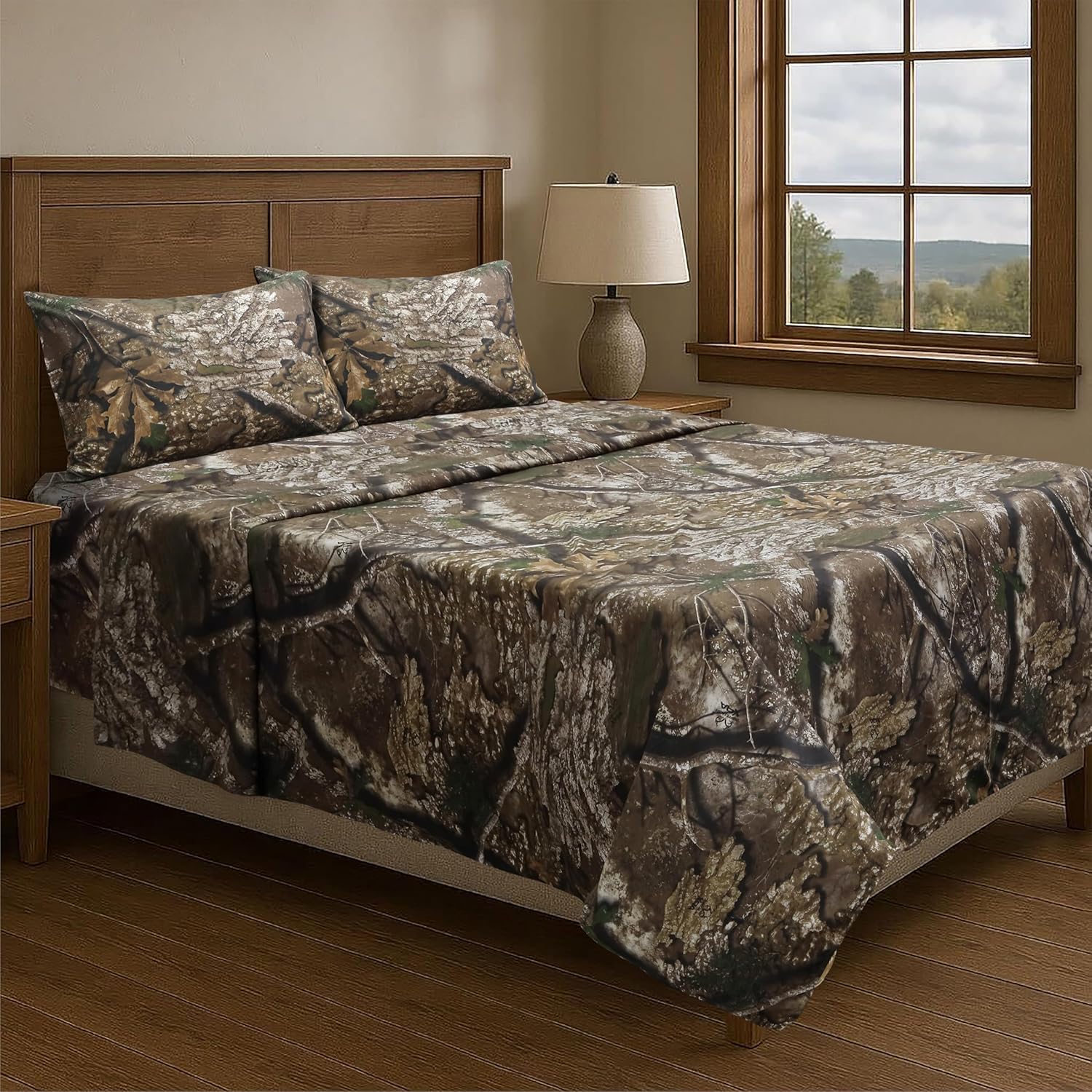 VISI-ONE RealTree Camo Sheet Set – Microfiber 15" Deep Pocket