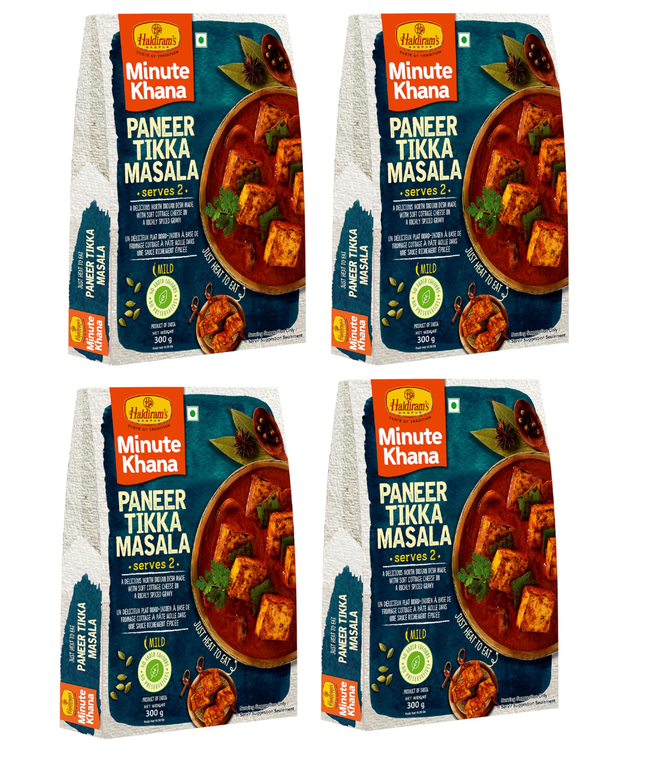 Haldirams Nagpur Ready To Eat Paneer Tikka Masala 300g (Pack of 4) Combo (B0D452Y7VW) Amazon Price History, Amazon Price Tracker