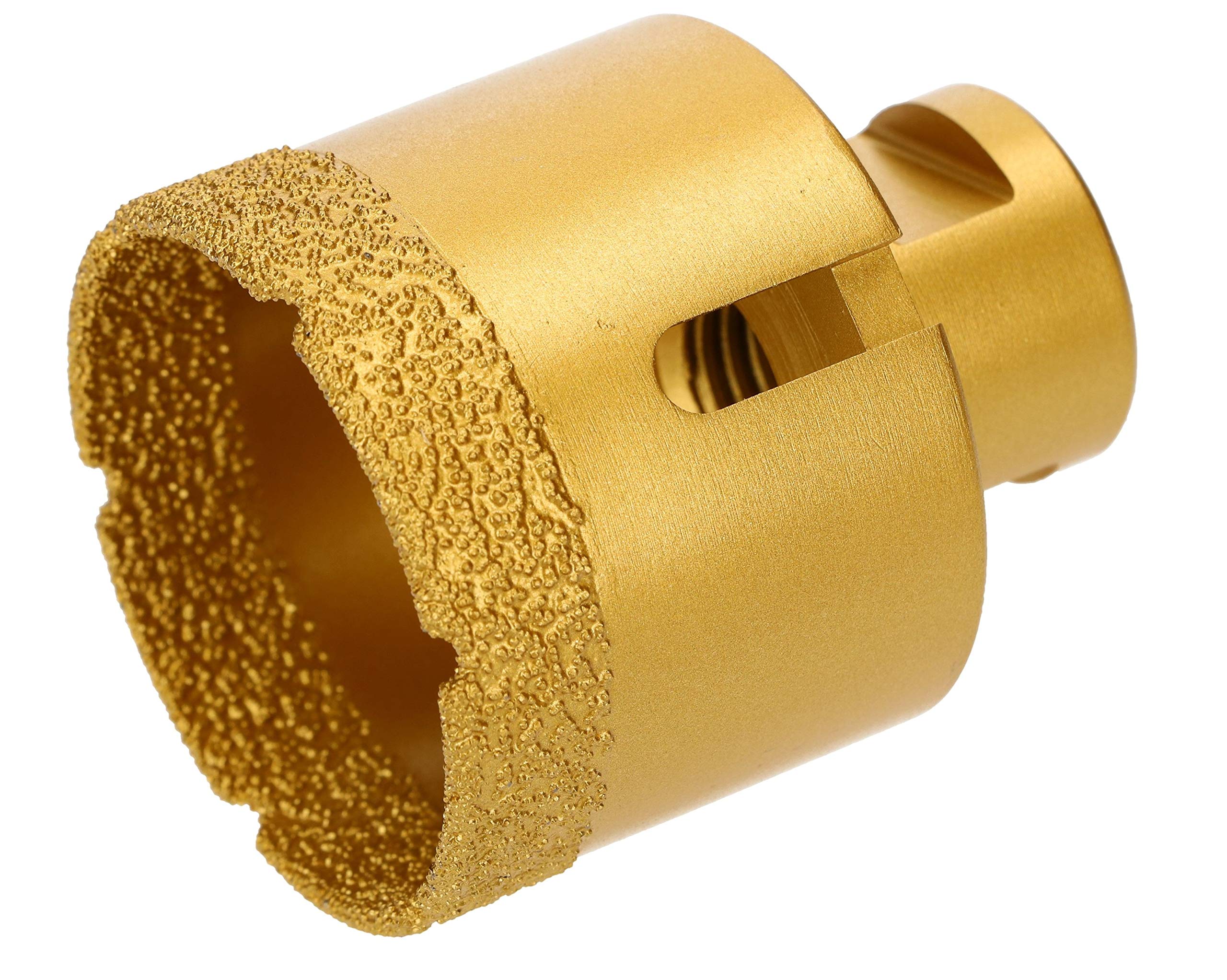 KOTARBAU® Broca de Diamante con Rosca M14, 51mm, Abridor de Agujeros para baldosas, Azulejos, cerámica, mármol, Broca diamantada, Brocas de Diamante, Corona de Diamante para taladrar en seco