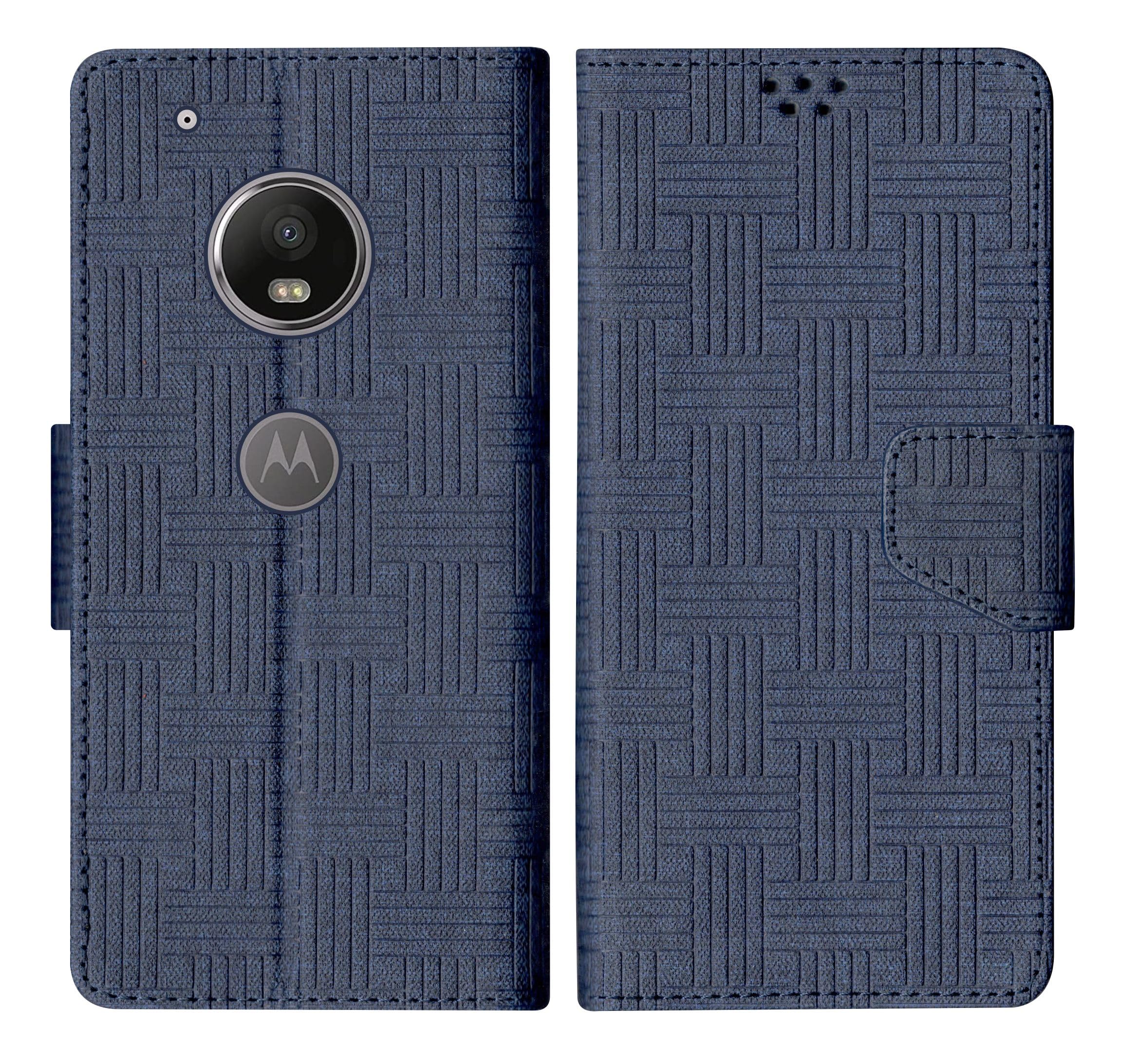 SBMS Motorola Moto G5 Plus Flip Cover Back Cover Case with Magnatic Closure | Inbuilt Stand | Card & Money Pocket (Mat Blue) (B0D1FZBKYY) Amazon Price History, Amazon Price Tracker