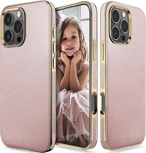 LOHASIC for iPhone 16 Pro Case Leather, Slim Luxury Vintage