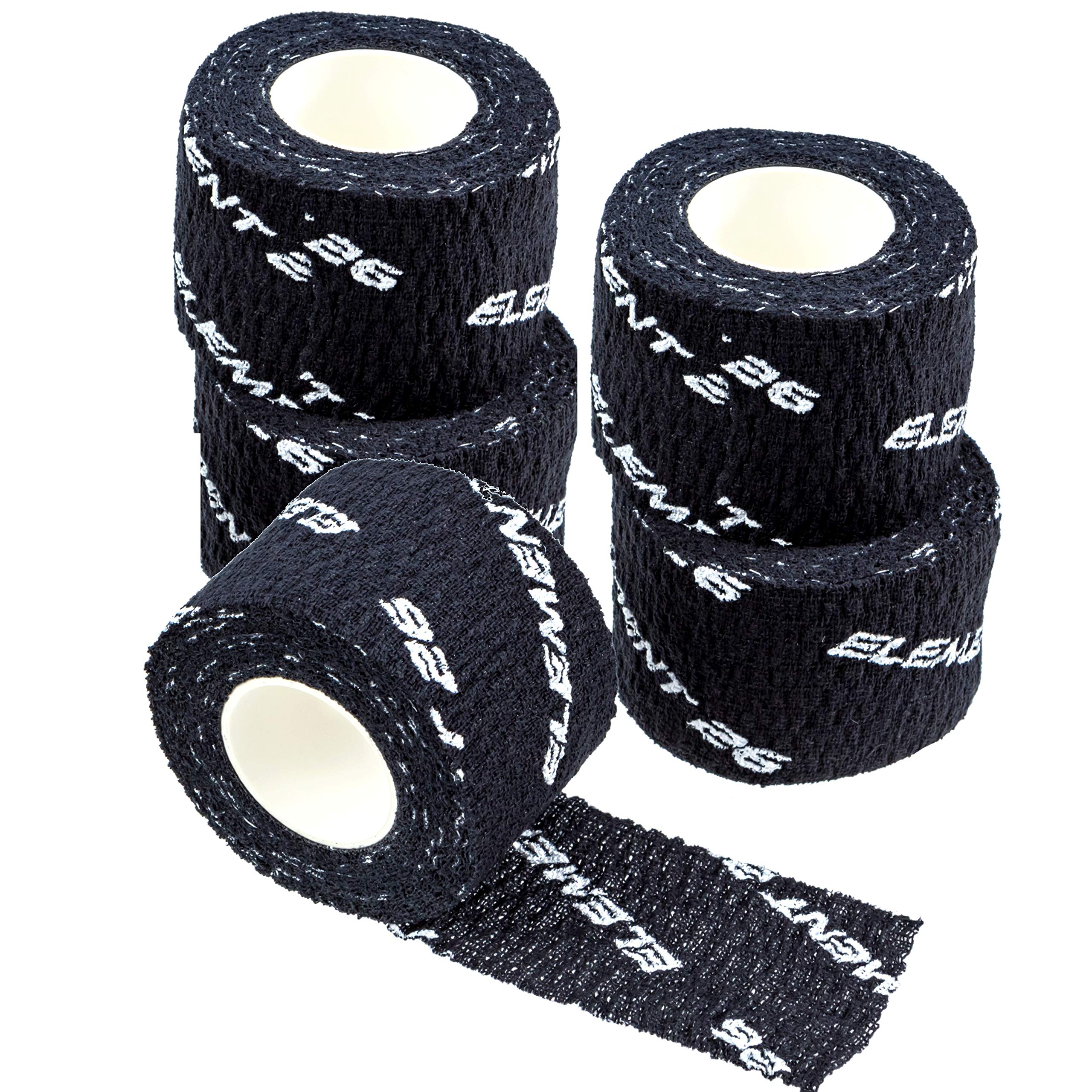 Athletic Weight Lifting Tape - Premium Thumb and Finger Tape - Black Hook Grip Tape - Sticky and Stretchy Tape with Sweat Resistant Adhesive