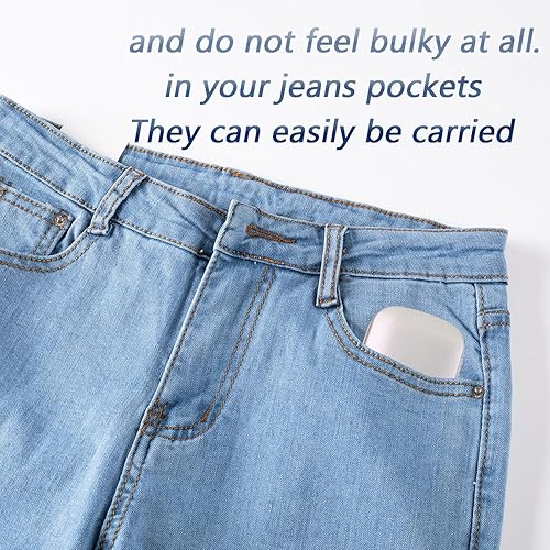 Miniatura 4 de Mini Skater Caja rectangular de metal plateado con bisagras de 2.3 x 1.7 x 0.59 pulgadas, portátil, para el hogar, cocina, contenedor de