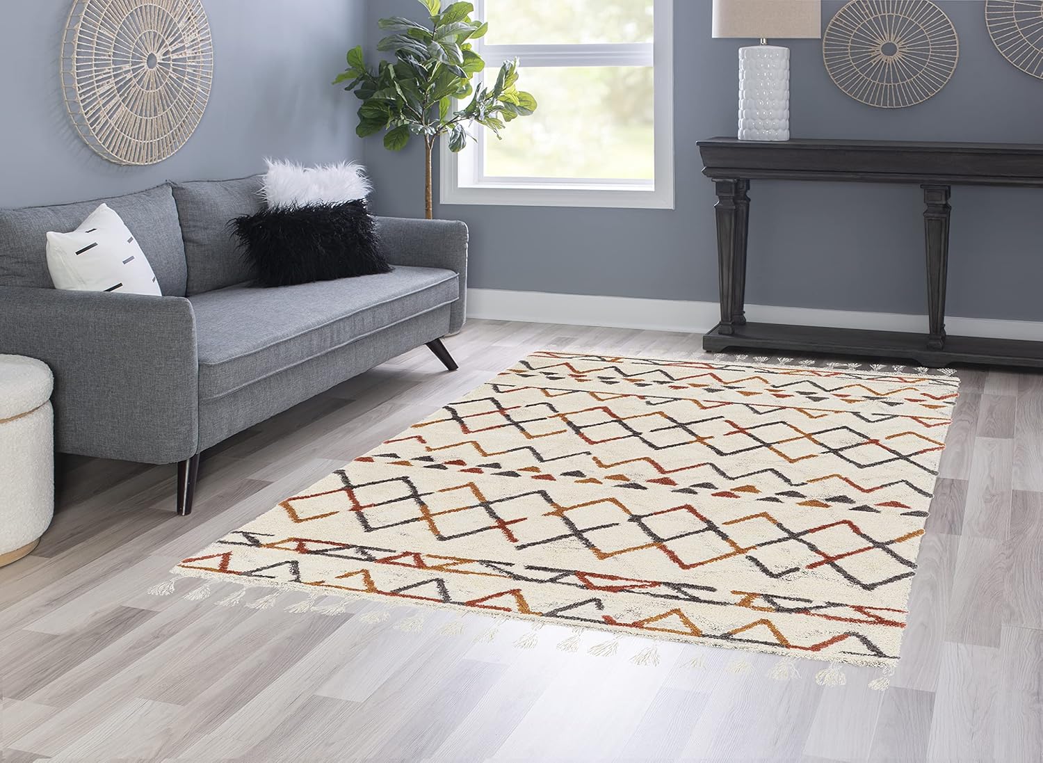 Linon Home Décor RUGMK0157 Rug, Ivory