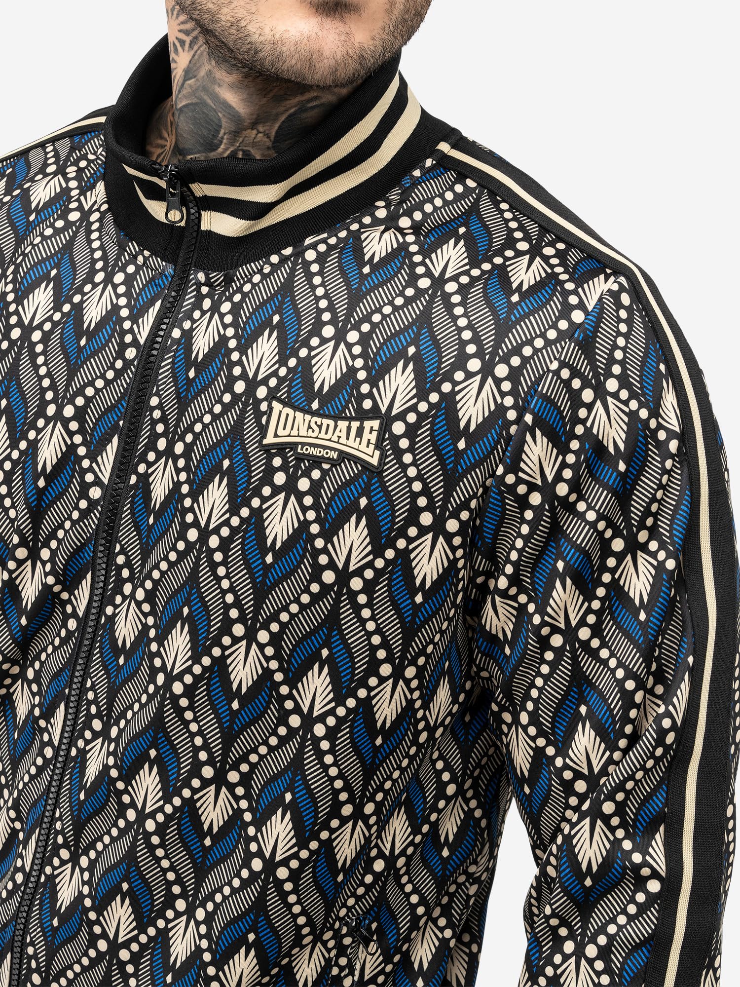 Lonsdale M?ski dres treningowy w?ski krój RENDALE, wielokolorowy, M, 117573, wielokolorowy, M