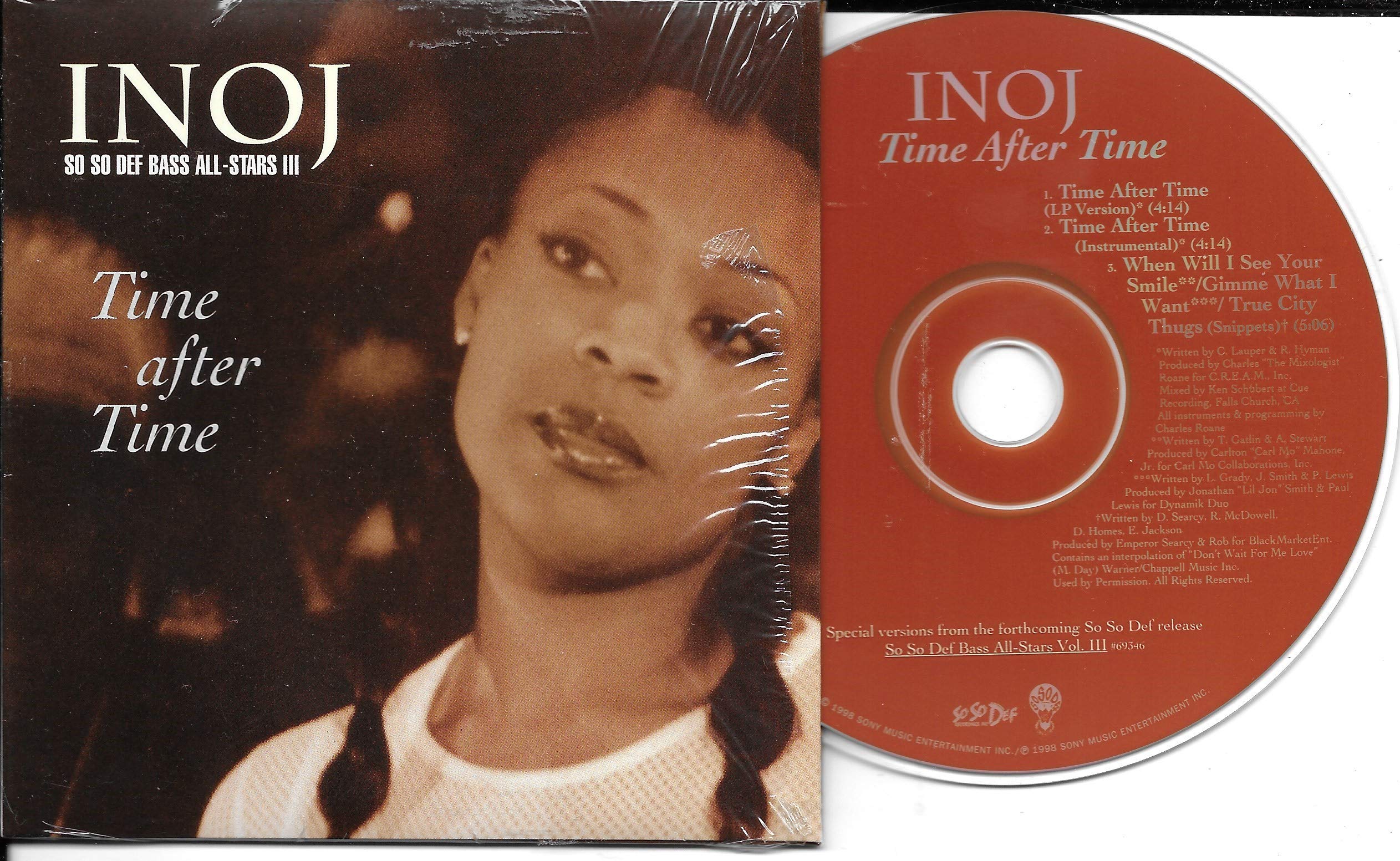 Time After Time / Snippets: When/Gimmie/True [Audio CD] Inoj and So So Def Bass All-Stars