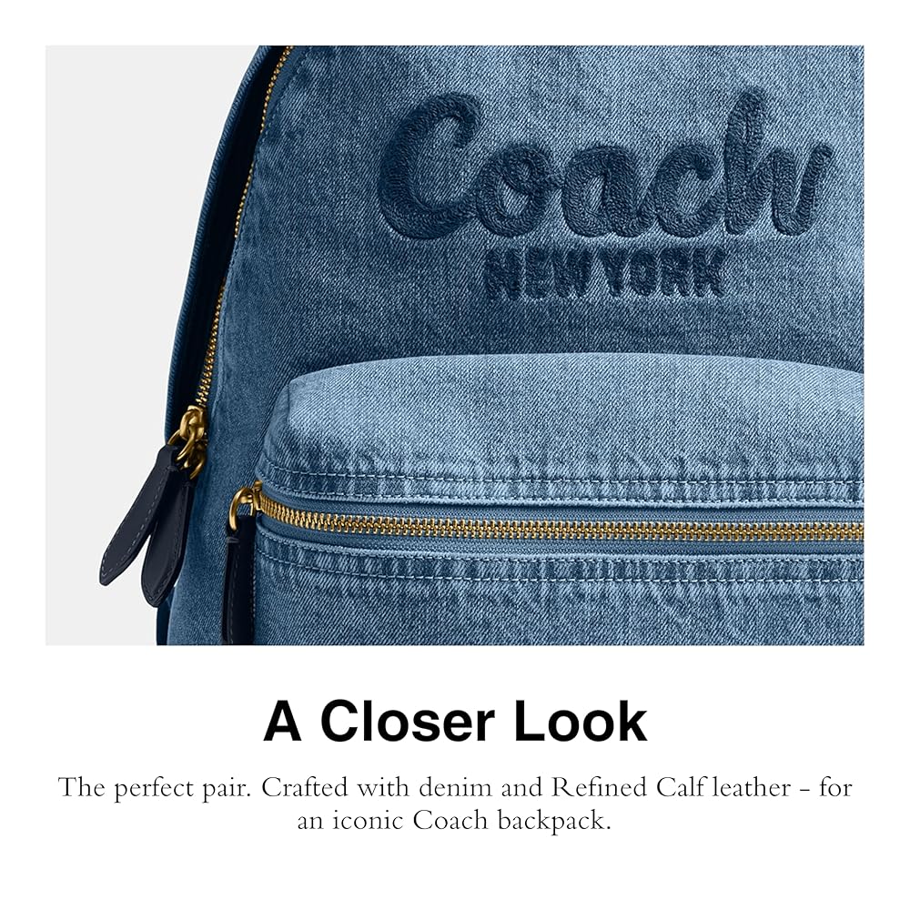 COACH デニム・レザーリュック COACH デニム レザー リュック COACH デニムレザーリュック