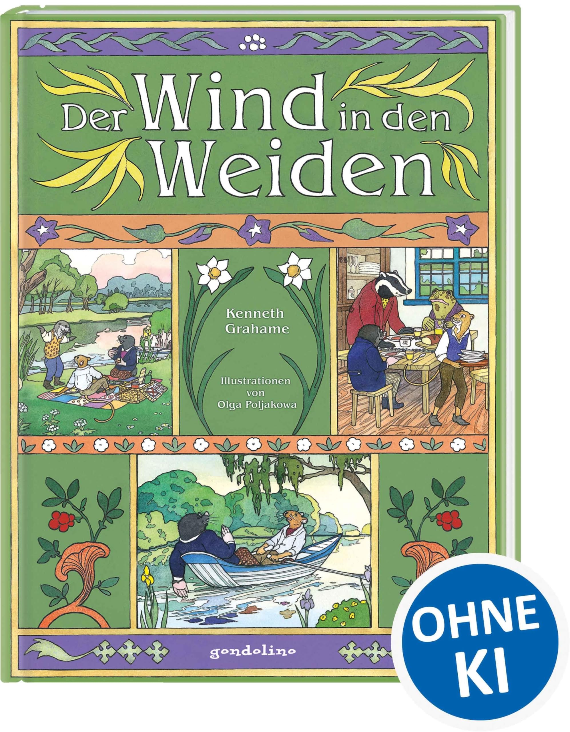 Der Wind in den Weiden.: Literaturklassiker für Kinder. Hochwertige Bilderbücher mit wunderschönen Illustrationen. Zum Vorlesen und zum Selberlesen. Für 5,00 EUR.