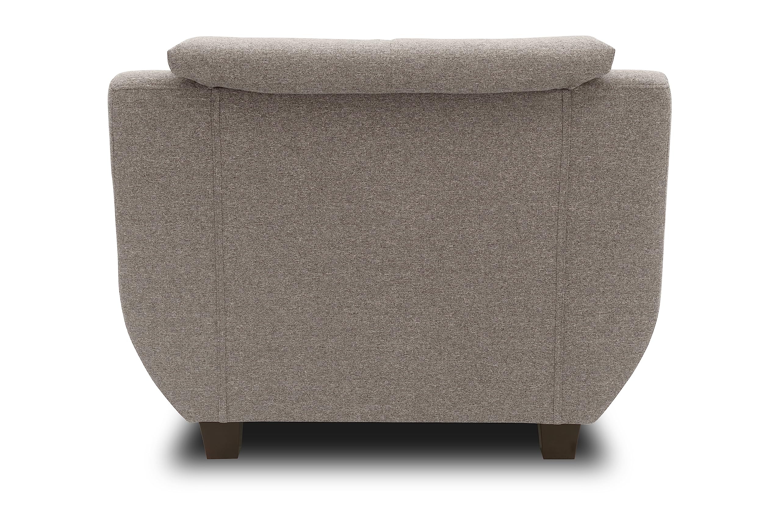 DOMO. collection Panama Sessel, Polstersessel, Einzelsessel, Sofa Garnitur, 3-2-1, Taupe, 108 cm