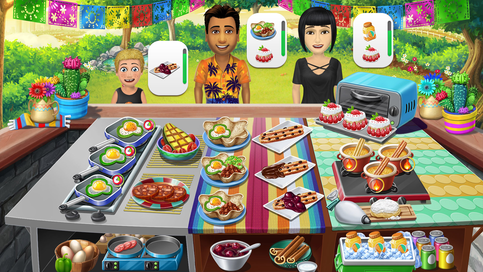 Virtual Families Cook Off App on the Amazon Appstore