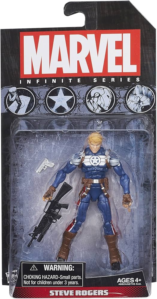 マーベルインフィニット3.75インチフィギュア Amazon.com: Marvel Infinite Series Steve Rogers Figure - 3.75