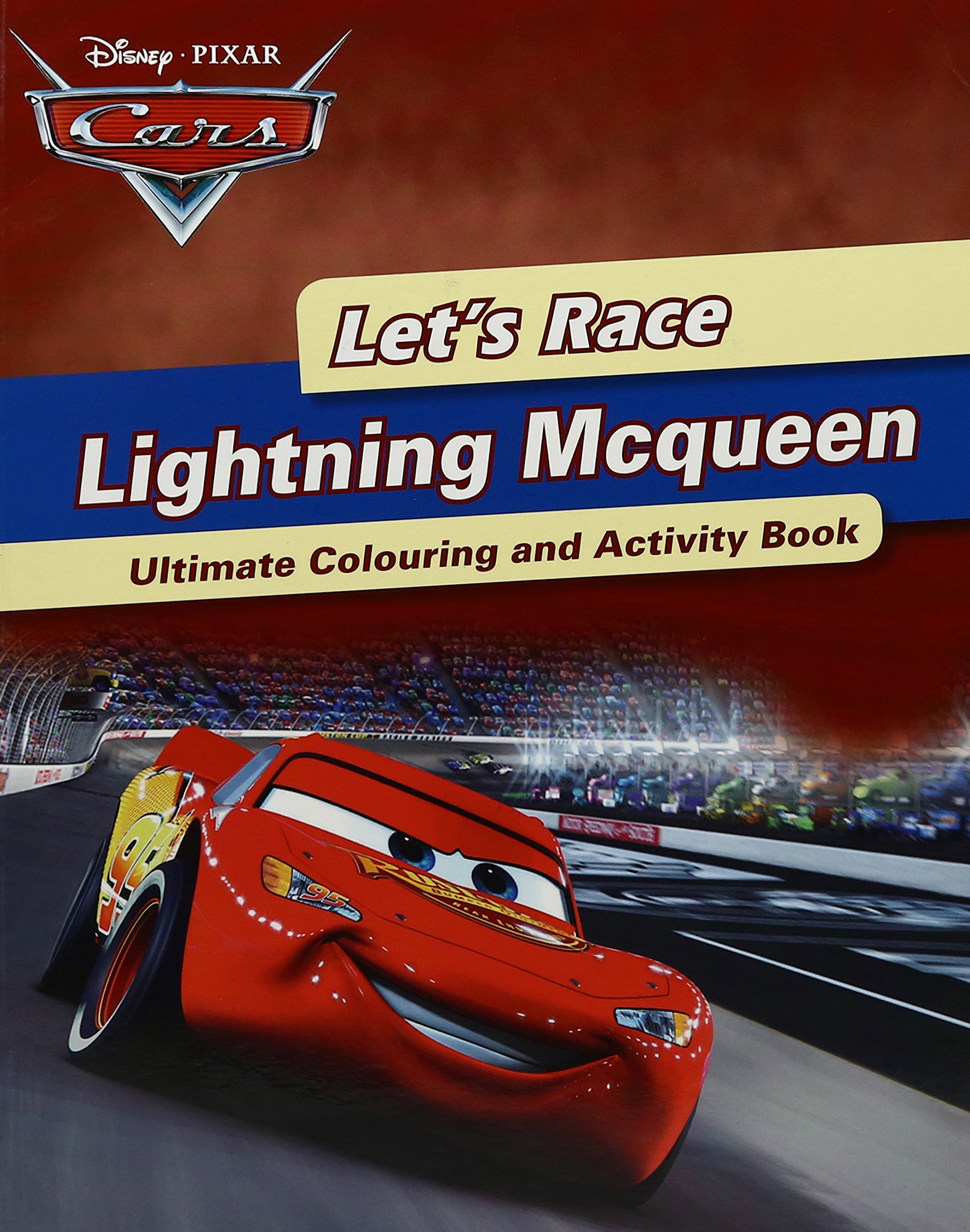 Disney Pixar Cars Let's Race Lightning McQueen Paperback – Coloring Book, 1 January 2014
