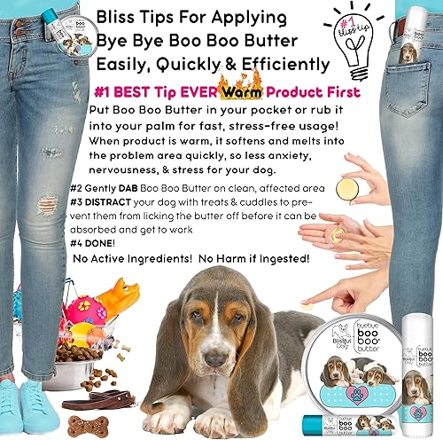 Miniatura 7 de The Blissful Dog Mantequilla Booboo TIN Basset Hound de 2 oz