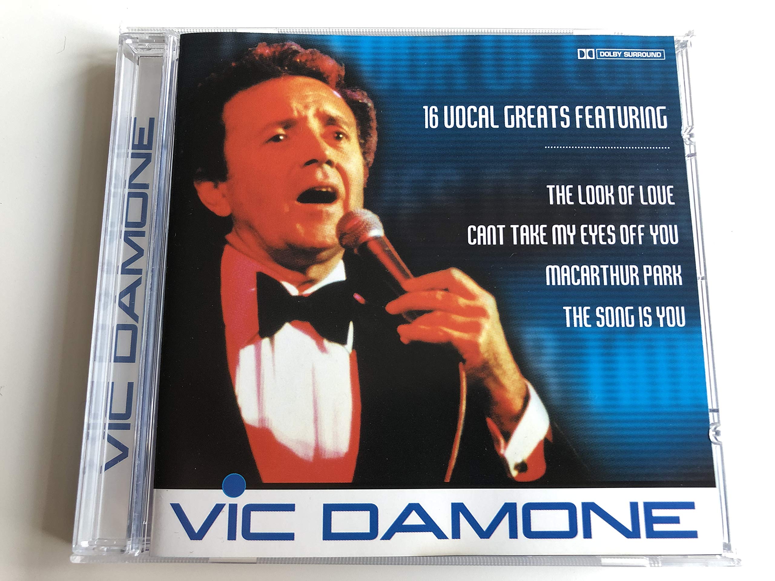 16 Vocal Greats Vic Damone Audio Music CD Rock Pop [Audio CD]