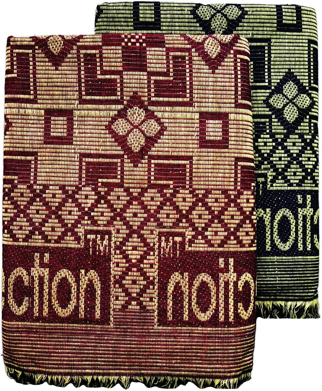 SOLAPUR Chaddar blanket (Full size, 5x7.5 feet, single,Multi colour)