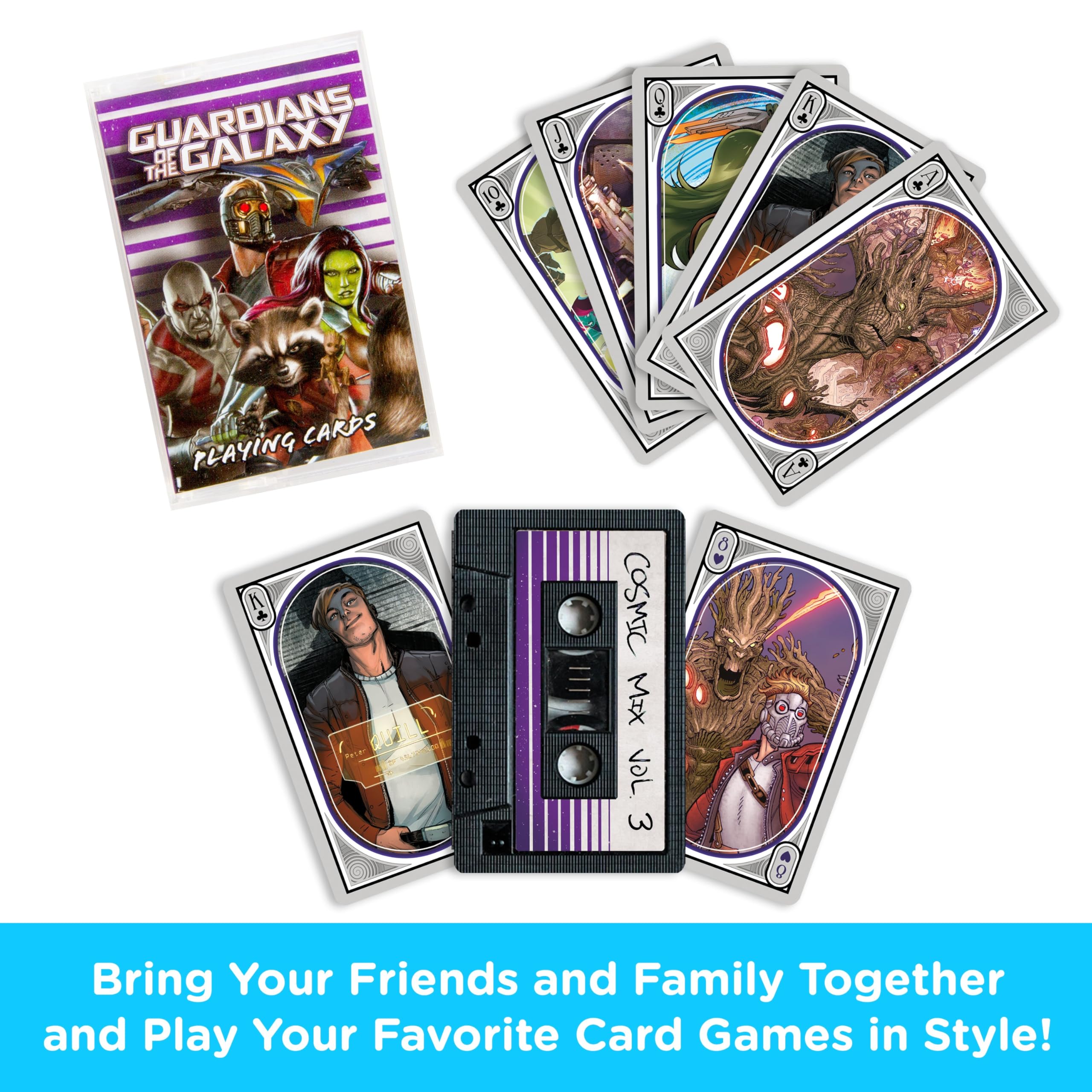 Guardian Tales トランプ Playing Cards Amazon.com: Aquarius Guardians of The Galaxy Cassette Playing