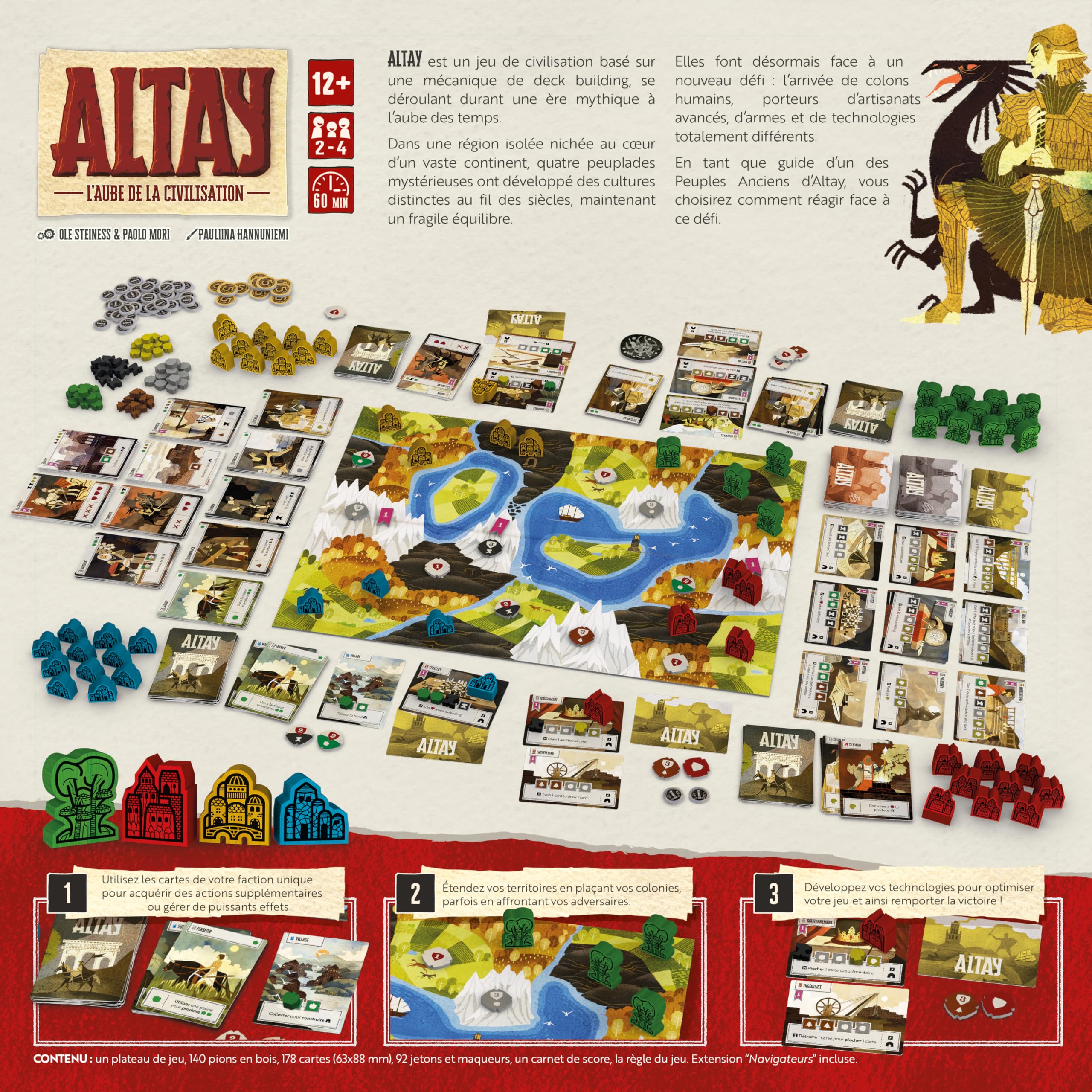 Altay - Un gioco di strategia semplice da accedere ma tattico - a partire dai 12 anni - da 2 a 4 giocatori