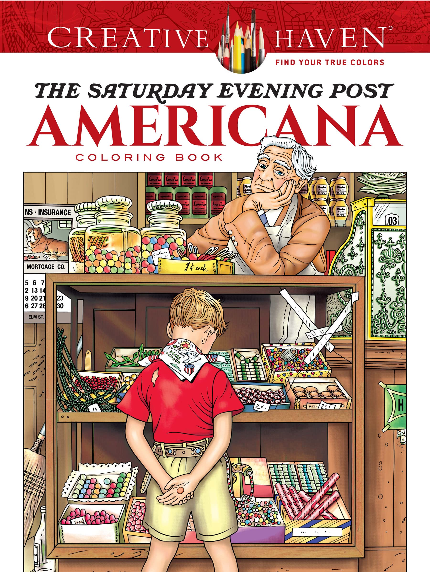 Creative Haven The Saturday Evening Post Ame- Marty Noble, 0486814343, paperback