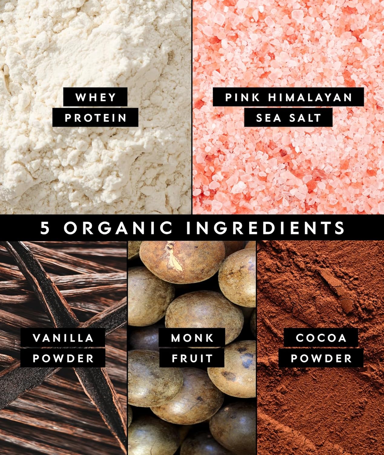 Truvani Organic Whey Protein Powder | Chocolate | 20g Grass Fed Whey Protein | 20 Servings | USDA Organic & Non-GMO | Gluten Free | No Gums, No Soy, No Stevia, No Added Sugars - Image 5