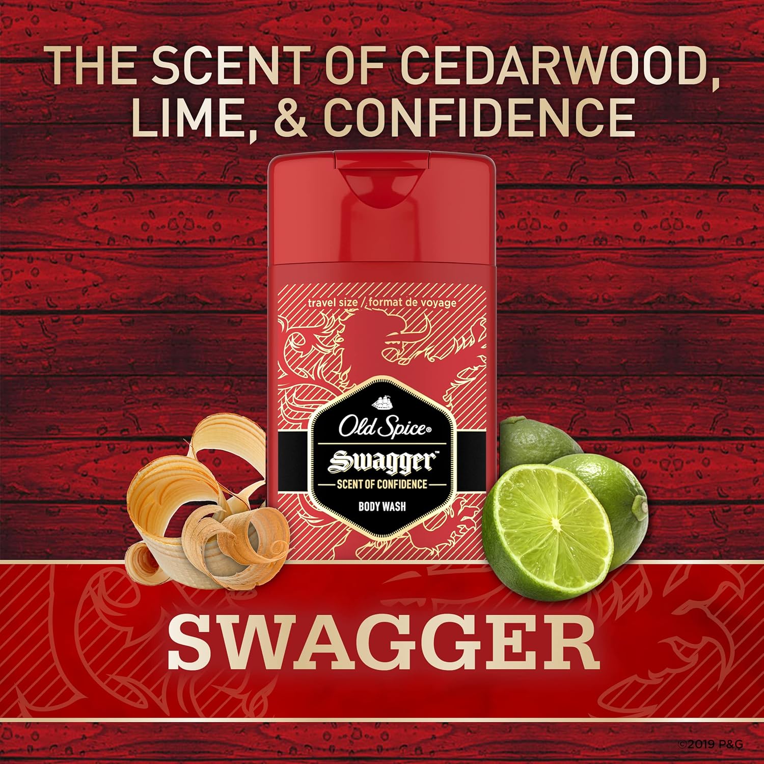Old Spice Red Zone Swagger Scent Body Wash for Men, 30 Ounce (Pack of 4) : Beauty & Personal Care