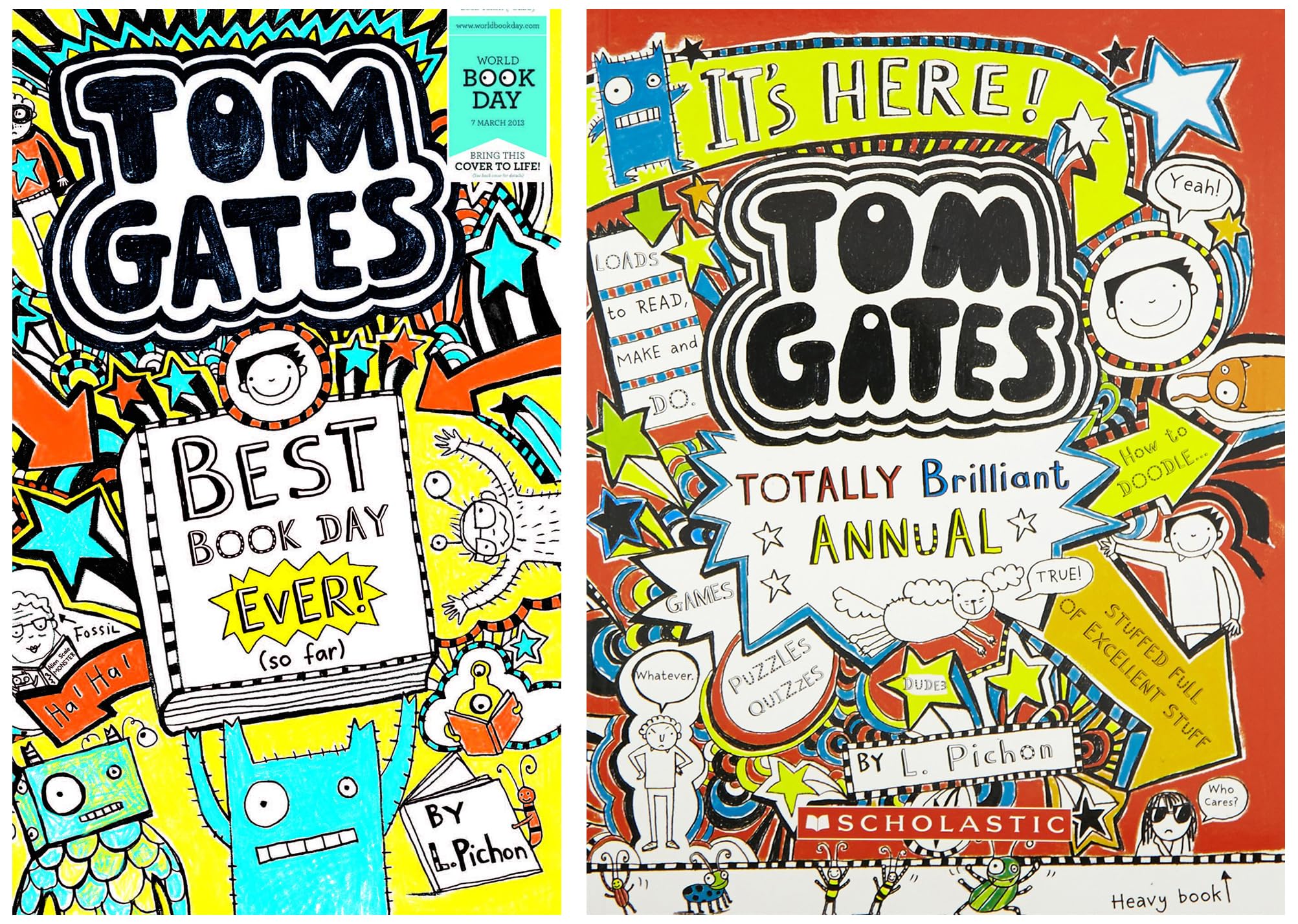 Tom Gates: Totally Brilliant Activity Book & Tom Gates: Best Book Day Ever!(So Far) (World Book Day Edition 2013)
