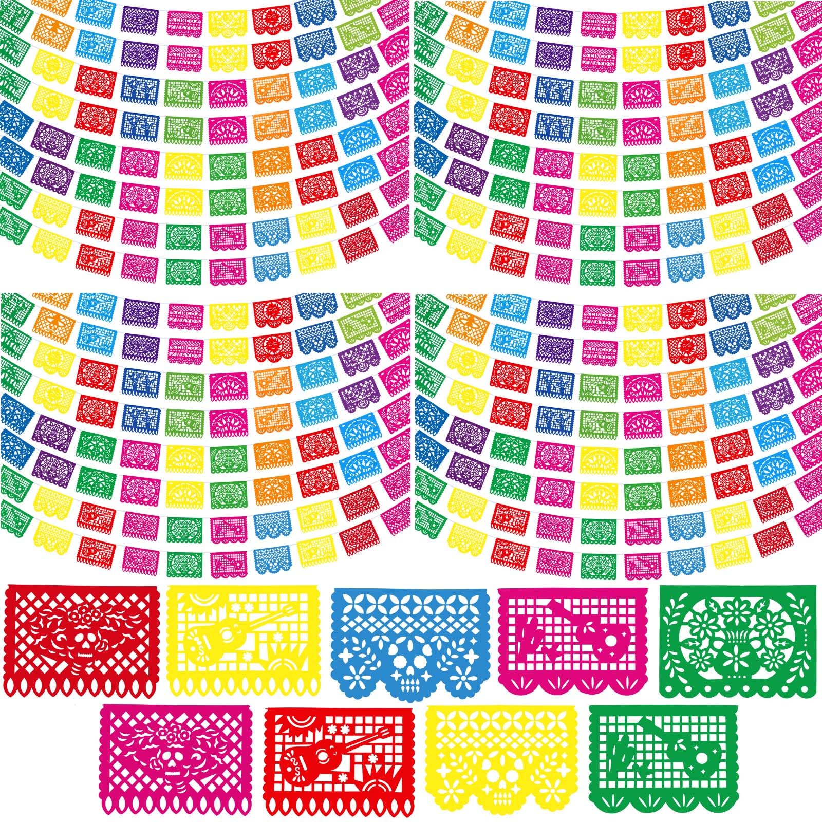 Boao 4 Packs 60 Ft Cinco De Mayo Banner Mexican Fiesta Party Decor — Amazon image 7