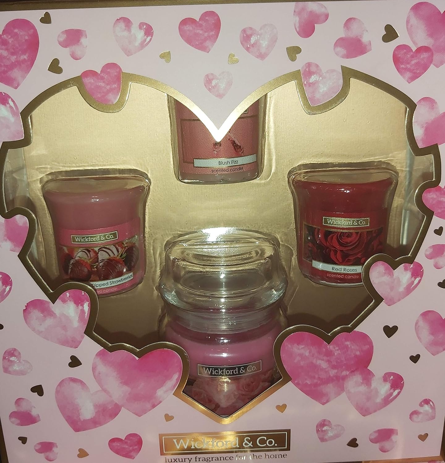 Wickford & Co 4 Piece Candle Set Amazon.co.uk Home & Kitchen