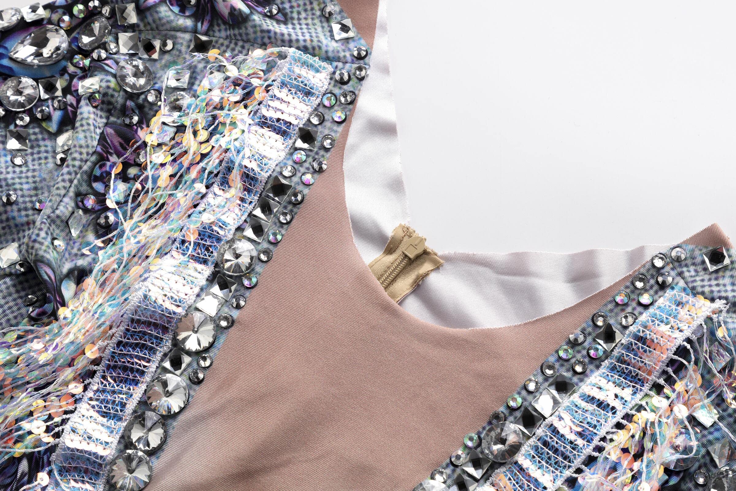 Silberner Glitzer-Strass-Drag Queen-Body für Frauen, sexy Pailletten-Kostüme, Fransen-Outfit, silber, Einheitsgröße